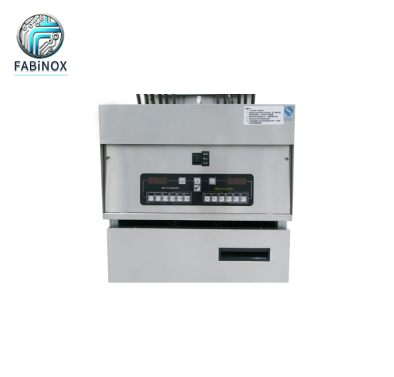 Commercial Electric Deep Fryer FEC9F-2 – Twin Tanks with Filter Oil Cart