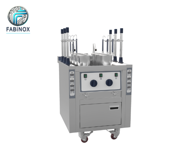 Commercial Auto-Lift Noodle Boiler GNC650 – Pemanas Gas Otomatis